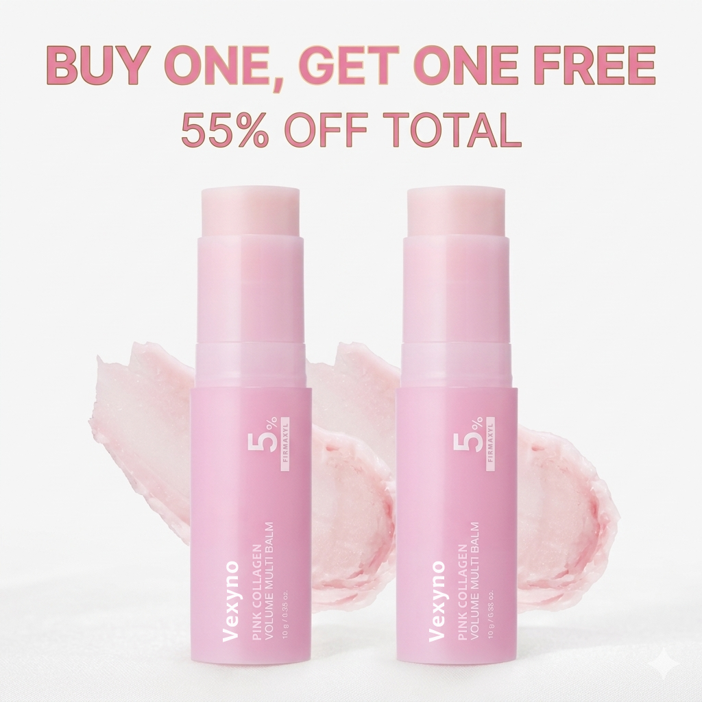 ✨LAST DAY BUY 1 GET 1 FREE✨Vexyno Pink Collagen Volume Multi Balm by Corevia