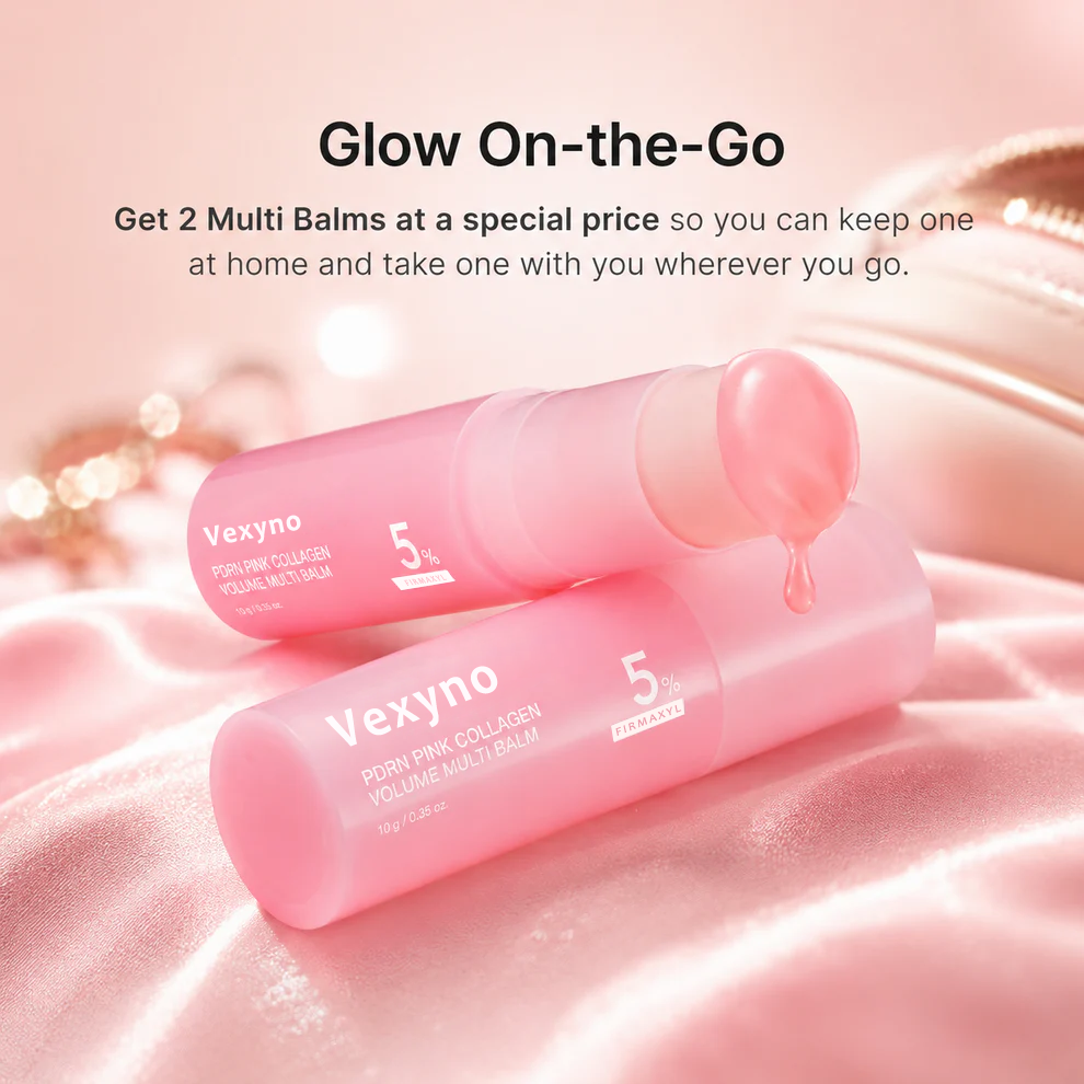 ✨LAST DAY BUY 1 GET 1 FREE✨Vexyno Pink Collagen Volume Multi Balm by Corevia